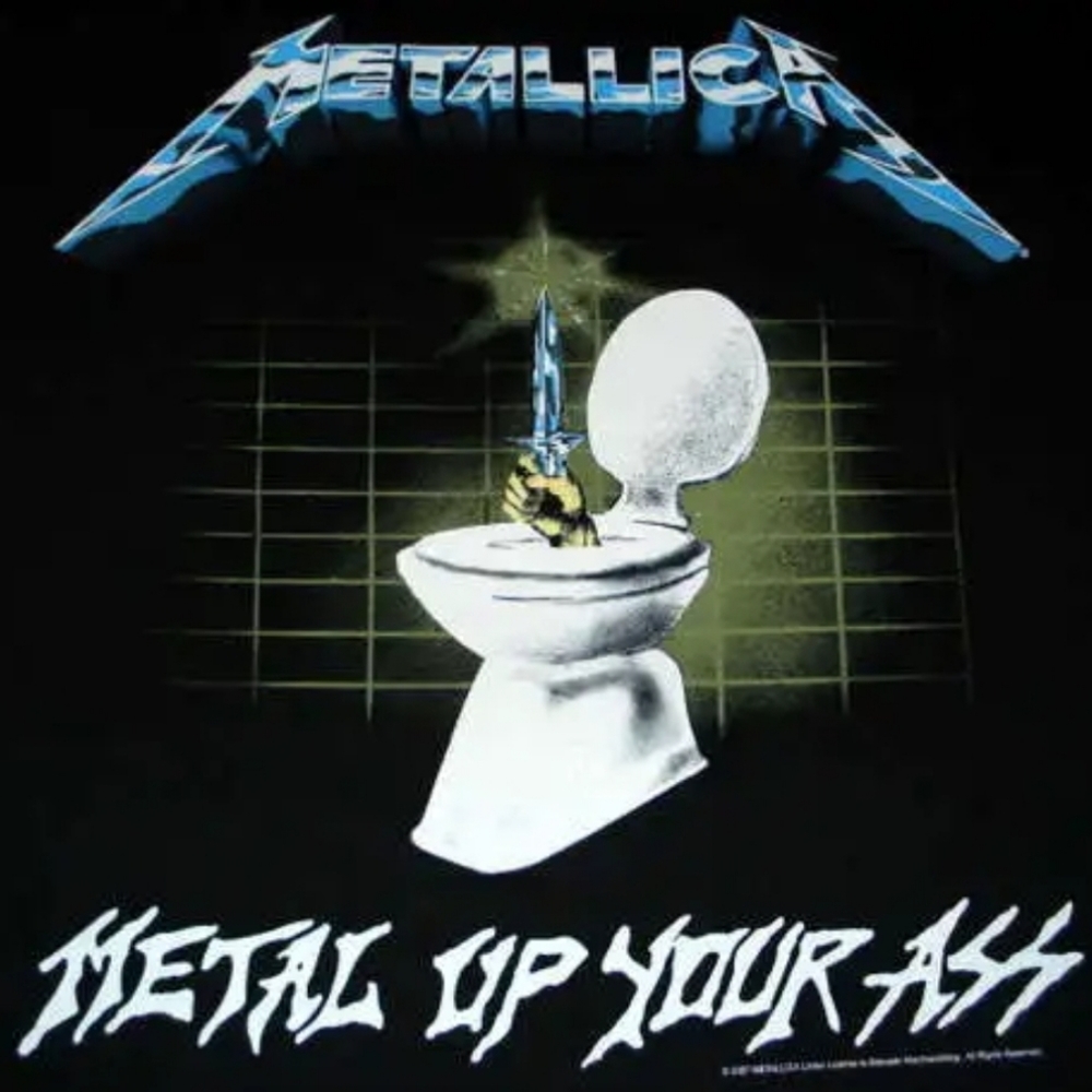 Metallica Metal Up Your Black Tee Shirt - Picture 2 of 6